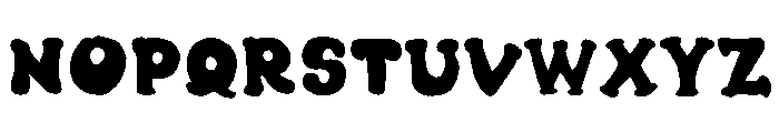 Amboina pitch Font UPPERCASE