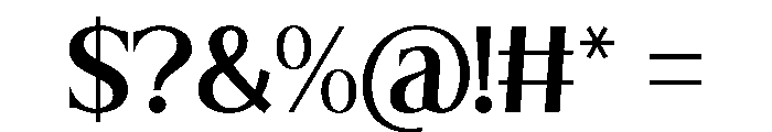 Ameka Font OTHER CHARS