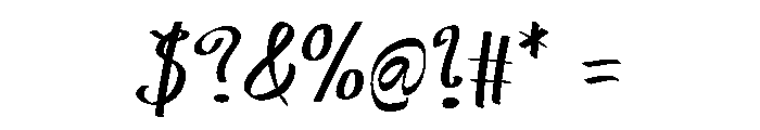 Amelia Notes Font OTHER CHARS