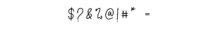 Amelia Rose Font OTHER CHARS