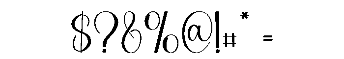 Amelia Thursday Font OTHER CHARS