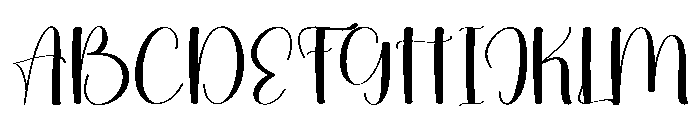 Amelia Thursday Font UPPERCASE