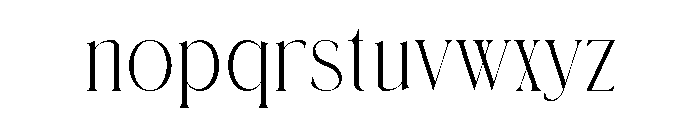 Amelin Font LOWERCASE
