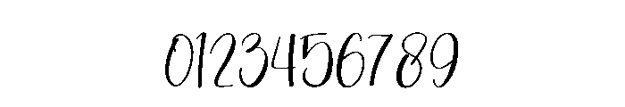 Amelinda Regular Font OTHER CHARS
