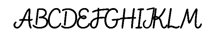 Amelira Regular Font UPPERCASE