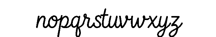 Amelira Regular Font LOWERCASE