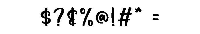 Amelisse Font OTHER CHARS