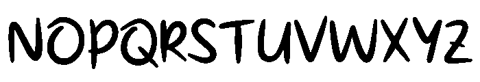 Amelyna Regular Font UPPERCASE