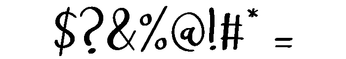 Amergo Font OTHER CHARS