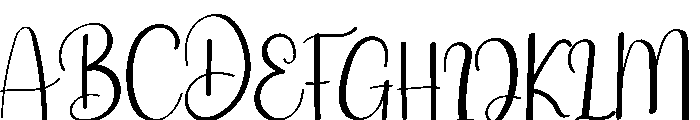Amergo Font UPPERCASE