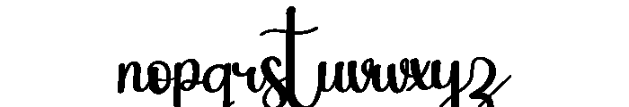 Amergo Font LOWERCASE