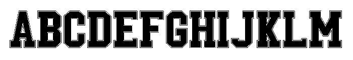 American Army 3 Checkered FONT