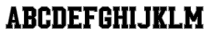 American Army 3 Leopard Font UPPERCASE