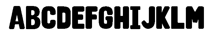 American Army 6 Dot FONT