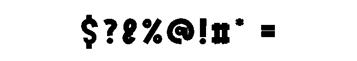 American Bagels Font OTHER CHARS