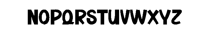 American Bagels Font LOWERCASE