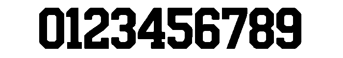 American College Font OTHER CHARS