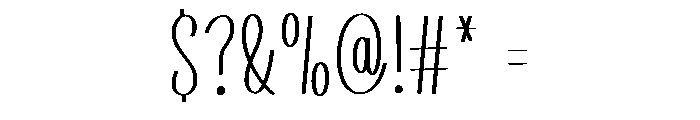 American Farmhouse Font OTHER CHARS