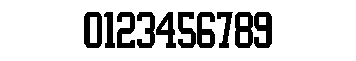 American Football Regular Font OTHER CHARS