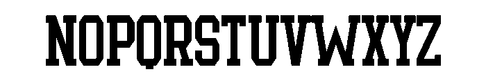 American Football Regular Font LOWERCASE