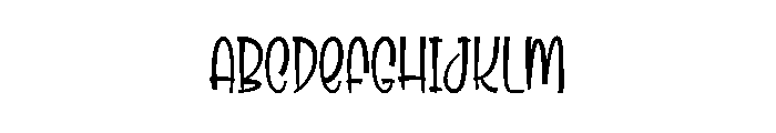 American Pancake Font UPPERCASE
