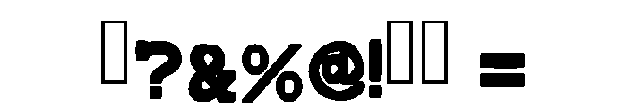 American Retro Regular Font OTHER CHARS
