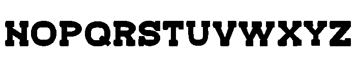 American Retro Regular Font LOWERCASE