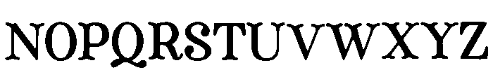 American_Typewriter Font UPPERCASE