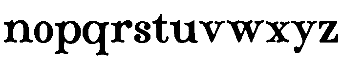American_Typewriter Font LOWERCASE