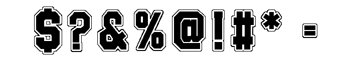 American Vibe Font OTHER CHARS