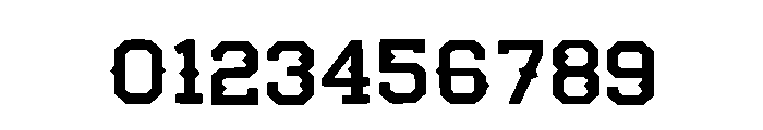 American Western Regular Font OTHER CHARS