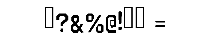 American Western Regular Font OTHER CHARS