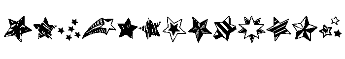 American star FONT