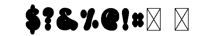 Americana Wave Font OTHER CHARS