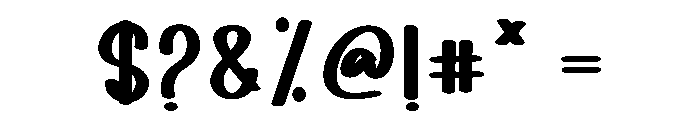 Americano Coffee Font OTHER CHARS