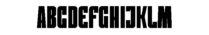 Americlant Font UPPERCASE
