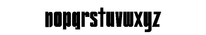 Americlant Font LOWERCASE