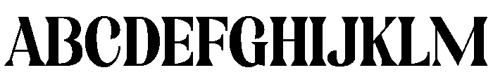 Amerta Regular Font UPPERCASE
