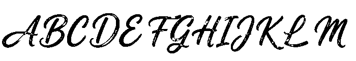 Amesbury Script Font UPPERCASE