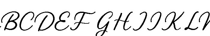 Ametha Sweet Font UPPERCASE