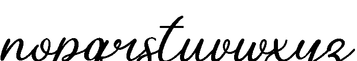Ametha Sweet Font LOWERCASE