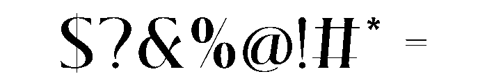 Amethyste Font OTHER CHARS