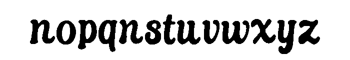 Amias Font LOWERCASE