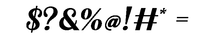 Amibas Font OTHER CHARS