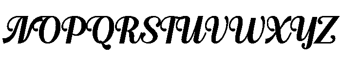 Amibas Font UPPERCASE