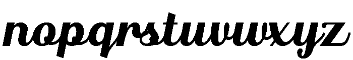 Amibas Font LOWERCASE