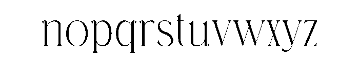 Amidar Font LOWERCASE