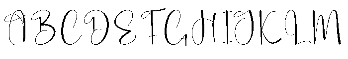 Amilea Signature Font UPPERCASE