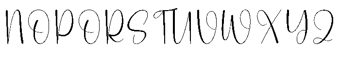 Amilea Signature Font UPPERCASE