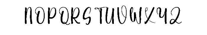 Amilea1 Font UPPERCASE
